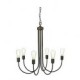 MAX:60W Country Bulb Included Painting Metal Chandeliers Living Room / Bedroom / Dining Room / Study Room/Office / Entry / Hallw