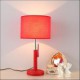 Modern Simple Leather Table Lamp With Leather