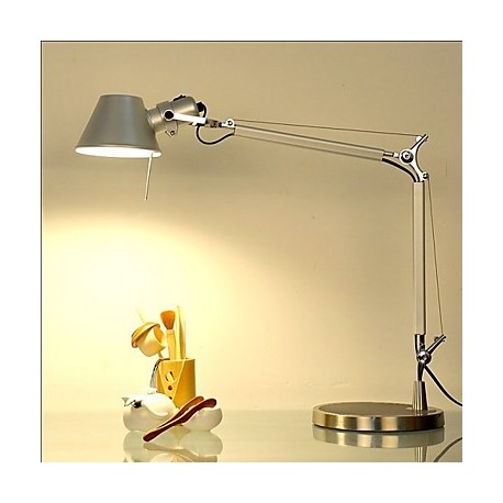 The long Arm of metallic Work Office Hotel Support Eyes Lamp