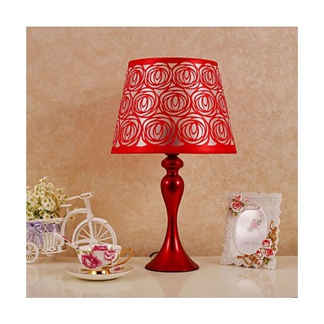 Wedding Room Big Red Desk Lamp