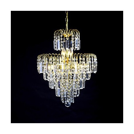 European-Style Luxury 6 Lights Chandelier In Crown Shape