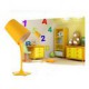 Paint Upside Down Milk Lovely Children's Bedside Table Lamp