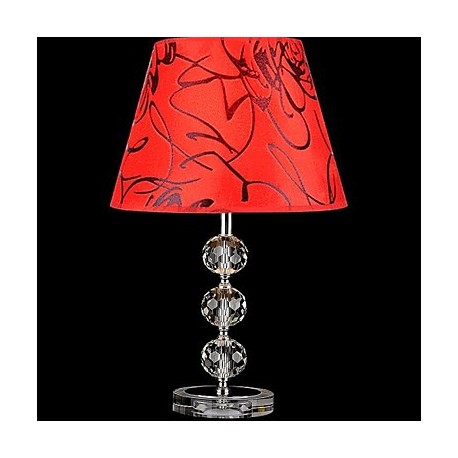 Crystal Table Lamps, Modern/Comtemporary Fabric