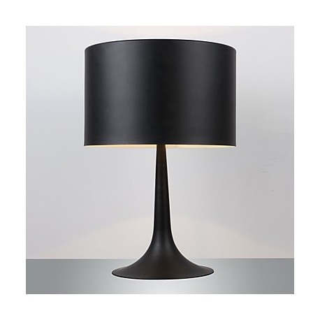 Gentleman Modern Floor Light Black Drum Shade