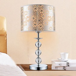 Modern Triple-Ball Crystal Table Lamp