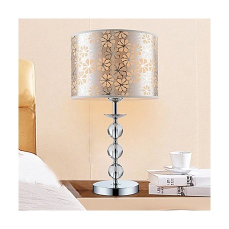 Modern Triple-Ball Crystal Table Lamp