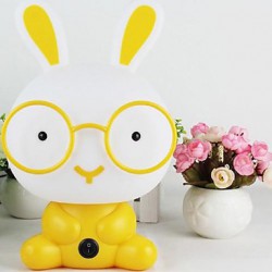 Table Lamps Cartoon Rabbit Yellow Plastic Acrylic