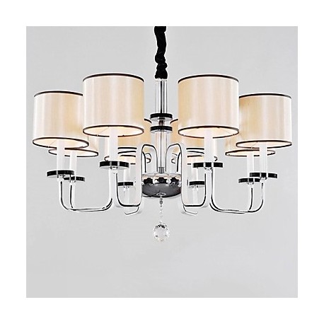 40W Modern/Contemporary Crystal Chrome Metal Chandeliers Living Room / Dining Room / Study Room/Office / Hallway