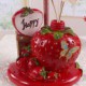 Valentine'S Day Trawberry Decoration Flower Arranging Household Handicraft Furnishing Articles Desk Lamp Led Light