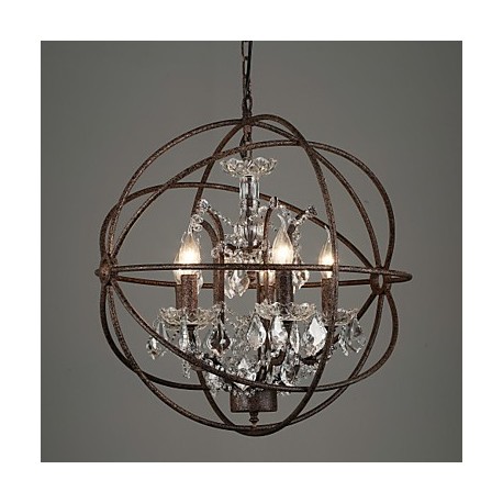 Chandeliers Crystal Traditional/Classic Bedroom / Dining Room / Entry / Hallway Metal